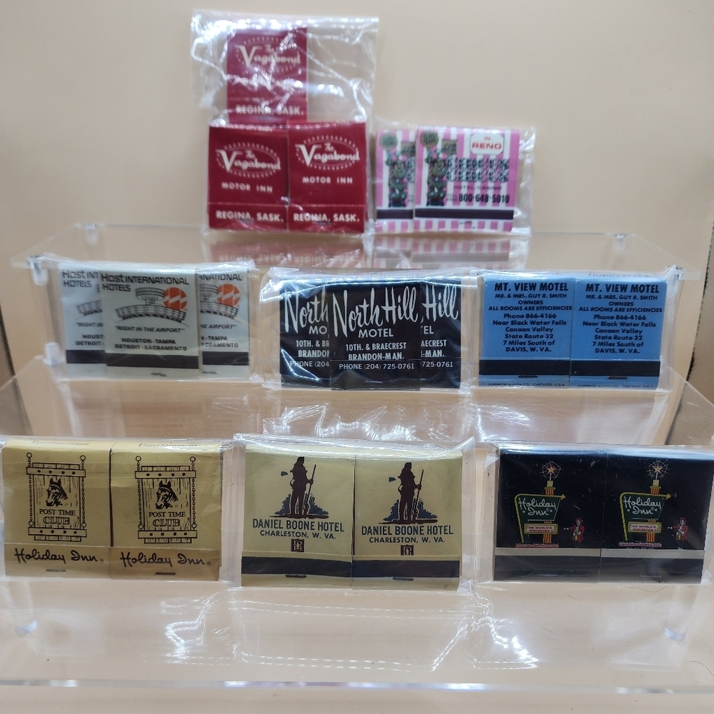 Vintage Matchbooks Lot Hotel Motel Matches Holiday Inn Circus